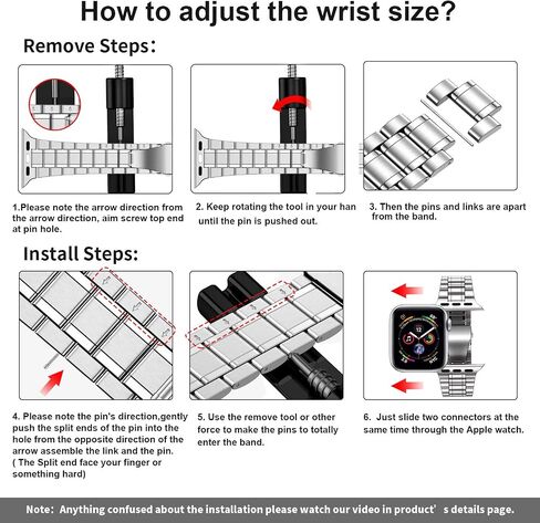 MioHHR Solid Stainless Steel Band Compatible for Apple Watch 38mm 40mm 41mm | Adjustable Metal Strap with Soft TPU Case for Women and Men, Fits iWatch Bands Series 9 8 7 6 5 4 3 2 1, SE3, SE2, SE, Gold in Kuwait