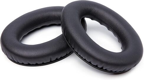 WC PadZ QC25 - Upgraded Ear Pads for Bose QC15, QC25, QC35 & 35ii | Made by Wicked Cushions | Also fits QC2, AE2, AE2i, AE2W & Soundlink. Softer Leather, Luxury Memory Foam | Black in Kuwait