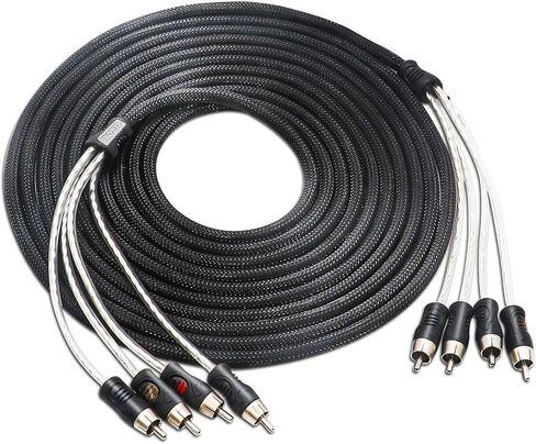 RECOIL PCI217 17ft 2-Channel RCA Audio Interconnects Cable Double Shielded in Saudi Arabia