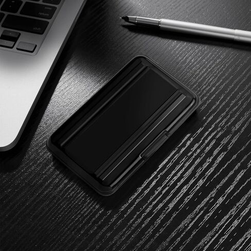 During SD Card Holder Shockproof, Metal Waterproof Memory Card Case for SD SDHC MMC Micro SD TF Cards，8 Large 8 Small Indentations in Kuwait