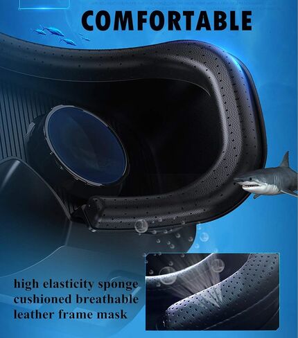 VR Headset/Goggles, Virtual Reality Glasses w/ 3D HiFi Headphones for 3D Movie Video Game for iPhone 14 13 12 11 Pro Max X S R 8 Plus Android for Samsung Galaxy S23 S22 S21 S20 S10 S9 Edge in Kuwait