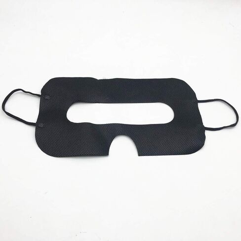 100 Pack Disposable Sanitary Eye Covers - Compatible with HTC Vive Pro/PS VR/Gear VR/Oculus Rift Go & More - White in Kuwait