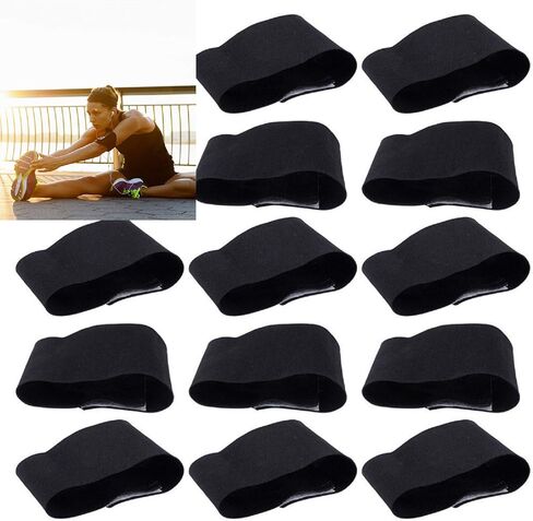 Petyoung 15PCS Black Arm Band, Elastic Adjustable Sports Armband for Respect Funeral Mourning Sport Team Football and Working Out in Kuwait