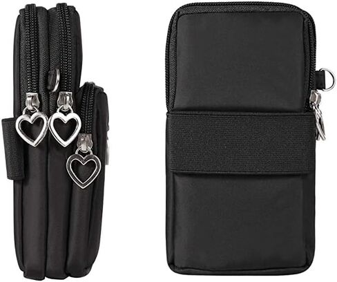 Women Crossbody Cell Phone Purse Wristband Sport Armband Wallet Bag Zipper Nylon Handbags in Kuwait