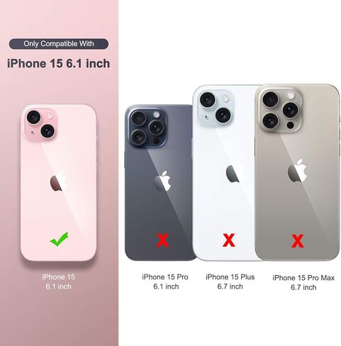 ULAK متوافق مع حافظة محفظة iPhone 15 للنساء، غطاء قلاب من جلد البولي يوريثان الفاخر مع حامل بطاقة، ميزة مسند حافظة محفظة واقية لهاتف iPhone 15 2023 6.1 بوصة، ذهبي وردي in Kuwait
