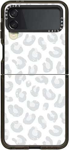 حافظة CASETiFY Impact لهاتف سامسونج جالاكسي Z Flip 3 - PP-0008 - أسود شفاف in Kuwait