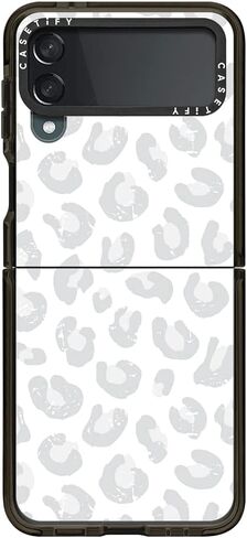 حافظة CASETiFY Impact لهاتف سامسونج جالاكسي Z Flip 3 - PP-0008 - أسود شفاف in Kuwait