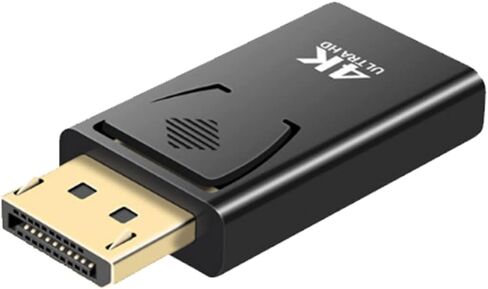 محول iJiGui DisplayPort إلى HDMI، محول 4K DP إلى HDMI مع نقل الصوت والحد الأقصى من الدقة، متوافق مع HP، HDTV، الشاشة، جهاز العرض، سطح المكتب وما إلى ذلك in Kuwait