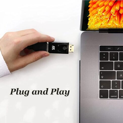 محول iJiGui DisplayPort إلى HDMI، محول 4K DP إلى HDMI مع نقل الصوت والحد الأقصى من الدقة، متوافق مع HP، HDTV، الشاشة، جهاز العرض، سطح المكتب وما إلى ذلك in Kuwait