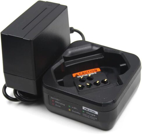 (عبوة من قطعتين) شاحن بطارية واحد PMPN4469 متوافق مع أجهزة الراديو ذات الاتجاهين من سلسلة موتورولا DTR720 DTR600 DTR700 PMPN4468A PMPN4468 in Kuwait