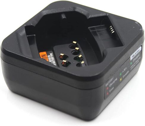 (عبوة من قطعتين) شاحن بطارية واحد PMPN4469 متوافق مع أجهزة الراديو ذات الاتجاهين من سلسلة موتورولا DTR720 DTR600 DTR700 PMPN4468A PMPN4468 in Kuwait