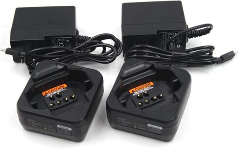 (عبوة من قطعتين) شاحن بطارية واحد PMPN4469 متوافق مع أجهزة الراديو ذات الاتجاهين من سلسلة موتورولا DTR720 DTR600 DTR700 PMPN4468A PMPN4468 in Kuwait