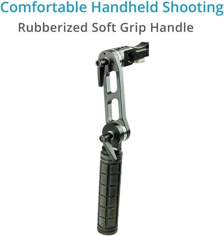 مجموعة مقبض روزيت 15 مم من CAMTREE Hunt (CH-15-RH-01) دعم مقبض مريح لقضيب القضيب، طقم أدوات كتف الكاميرا (معيار Arri) in Kuwait