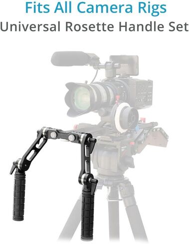 مجموعة مقبض روزيت 15 مم من CAMTREE Hunt (CH-15-RH-01) دعم مقبض مريح لقضيب القضيب، طقم أدوات كتف الكاميرا (معيار Arri) in Kuwait