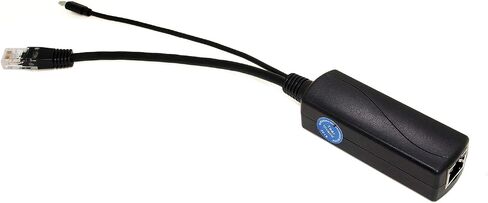 Gigabit Micro USB PoE Splitter 5V 2.4A, IEEE 802.3af Standard 10/100/1000Mbps for Raspberry Pi 4, Google WiFi, Tablets, Dropcam Power Over Ethernet USB Splitter Adapter (USB0502G Black) in Kuwait