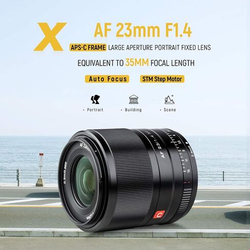 VILTROX AF 9mm F2.8 f/2.8 Air Lens for Fuji X Mount, 113.8° Ultra-Wide Angle Auto Focus Prime Portrait Lens with STM Motor Compatible with Fuji Camera X-H2 X-H2S X-T5 X-E5 X-T50 X-M5 X-S20 XT30II in Kuwait