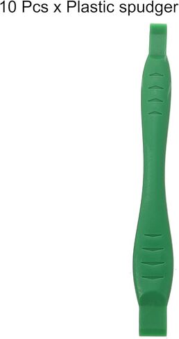 10 قطع من MECCANIXITY أدوات فتح عصا بلاستيكية عالمية Spudger Crowbar Pry لإصلاح الهاتف المحمول والكمبيوتر اللوحي والكمبيوتر المحمول، أخضر in Kuwait