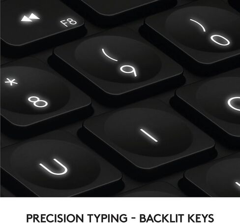 Logitech Craft Advanced Wireless Keyboard with Creative Input Dial and Backlit Keys, Dark Grey and Aluminum in Kuwait