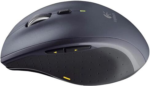 مجموعة لوحة مفاتيح/ماوس لاسلكية لسطح المكتب من لوجيتك MK710-RB، ماوس USB لاسلكي سريع التمرير، لوحة مفاتيح مع لوحة تحكم LCD، عمر بطارية طويل، أسود (متجدد) in Kuwait
