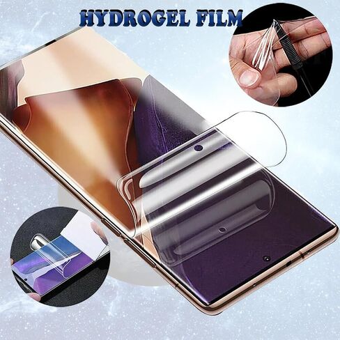 HOMEMO [3+3 عبوات] واقي شاشة Samsung Galaxy S23 Ultra [ليس زجاجيًا]، 3 عبوات من طبقة TPU المتوافقة مع بصمة الإصبع + 3 عبوات واقي عدسة كاميرا من الزجاج المقوى لهاتف Galaxy S23 Ultra 5G 6.8 بوصة in Kuwait