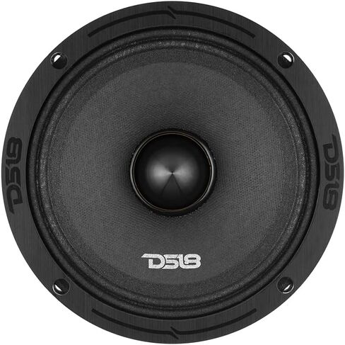 DS18 PRO-ZXI6.4BM 6.5" Pro Audio Midrange Loudspeaker - 600W Max, 300W RMS, 4 Ohms - Premium Quality Audio Door Speakers for Car or Truck Stereo Sound System (1 Speaker) in Kuwait