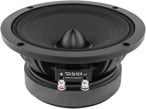DS18 PRO-ZXI6.4BM 6.5" Pro Audio Midrange Loudspeaker - 600W Max, 300W RMS, 4 Ohms - Premium Quality Audio Door Speakers for Car or Truck Stereo Sound System (1 Speaker) in Kuwait