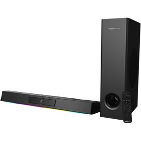 مكبر صوت Creative Sound Blaster Katana V2 RGB True 5.1 متعدد القنوات للألعاب مع مضخم صوت، تصميم ثلاثي تضخيم 5 محركات وتقنية Super X-Fi، وضع المعركة SXFI