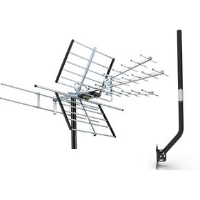 PIBIDI Outdoor TV Antenna, Long Range Digital OTA Antenna for 4K 1080P VHF UHF, 200 Mile Range (UHD-8903) in Saudi Arabia
