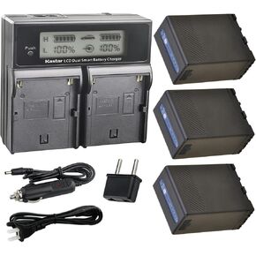 Kastar BP-U68 CH04 Dual Fast Charger Replacement for Sony BP-U90 BP-U60 BP-U65 BP-U68 Battery, PMW-150P XDCAM EX HD422 PHU-60K PXW-Z450 PXW-Z190 PXW-Z280 PXW-FX6 ILME-FX6 Camcorder in Saudi Arabia