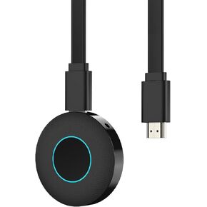 محول دونجل عرض HDMI لاسلكي من Topbuy، محول تلفزيون يستخدم لبث الفيديو/الصوت من الكمبيوتر المحمول والكمبيوتر الشخصي والهاتف الذكي إلى HDTV/جهاز العرض، بدون إعداد، لا حاجة إلى تطبيق، يدعم Android وiOS وWindows وMacOS in Kuwait
