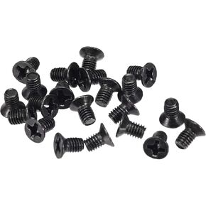 uxcell M3 x 4mm Phillips Screw Fastener Black for Laptop PC TV Fan Switch 500pcs in Kuwait