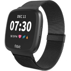 أحزمة Limque المغناطيسية متوافقة مع Fitbit Versa/Versa 2/Versa Lite/SE، سوار معصم بديل معدني قابل للتعديل لساعة Fitbit Versa الذكية متعددة الألوان