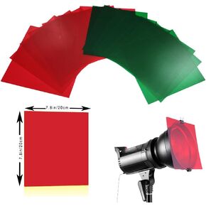 فلتر اضاءة جل فلاش يونيفيرسال TS-1 7.8 × 7.8 انش، 16 عبوة فلتر جل شفاف لتصحيح الالوان بلونين in Kuwait