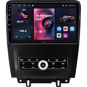 ستيريو سيارة Android 13 4G+32G لسيارة Ford Mustang تعمل باللمس ترقية الراديو 2010 2011 2012 2013 2014، 10.2 بوصة IPS مع Carplay اللاسلكي Android Auto GPS DSP WiFi Bluetooth FM RDS Head Unit in Kuwait