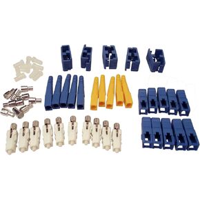 Shaxon FCST-SM-10-B, ST Fiber Optic Connectors, Single Mode, 10 Pack