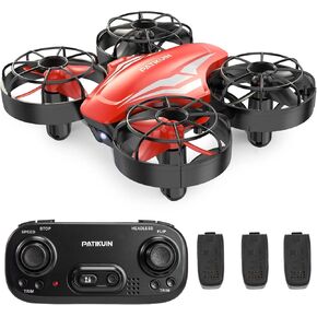 2 حزمة طائرة بدون طيار صغيرة للأطفال والمبتدئين، طائرة هليكوبتر كوادكوبتر للتحكم عن بعد مع 6 بطاريات معيارية، تحوم تلقائي، 3 أوضاع للسرعة، وضع بدون رأس، طائرة جيب RC داخلية هدية للأولاد والبنات، أخضر وأحمر in Kuwait