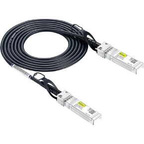 10Gtek# SFP+ DAC Twinax Cable, Passive, Compatible with Arista CAB-SFP-SFP-0.5M, 0.5 Meter(1.6ft)