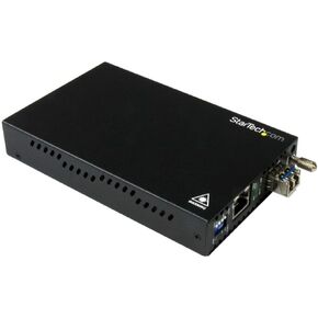 StarTech Singlemode (SM) LC Fiber Media Converter, 1Gbe Network, 10km, TAA | Gigabit Ethernet, 1310nm, For, With SFP Transceiver, ET91000SM10 in Saudi Arabia