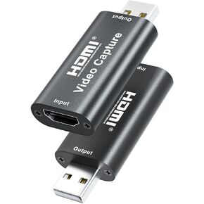 4K Video Capture Card, USB 2.0 HDMI Video Capture Device, Full HD 1080P for Video Conferencing,Game Recording, Live Streaming Broadcasting，Home Office,Compatible with Xbox One， Nintendo Switch, PS4,PC in Kuwait