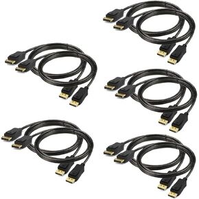 DisplayPort 1.2 Cable 6FT 10-Pack, DP to DP Cord 1440P@144Hz | Standard DP 1.2 , 1440P@144Hz, 2K@165Hz, 4K@60Hz, 6FT, 10-pack in Saudi Arabia
