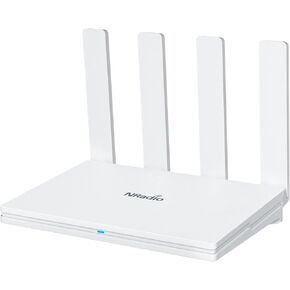 راوتر واي فاي من ان راديو، AC1200 ثنائي النطاق لاسلكي 4G LTE مع فتحة شريحة اتصال، نقطة اتصال محمولة غير مقفلة للمنزل والمكتب - التوصيل والتشغيل (4 هوائيات)، C6 in Kuwait