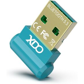 محول USB بلوتوث 5.3 لأجهزة الكمبيوتر المكتبية، التوصيل والتشغيل الحقيقي جهاز استقبال وجهاز إرسال بلوتوث صغير EDR لأجهزة الكمبيوتر المحمول Windows 11/10/8.1 (أخضر عشبي) in Kuwait