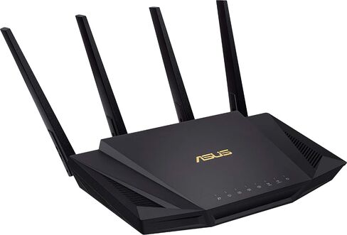 ASUS RT-AX58U Dual Band WIFI Router (RT-AX3000) (Renewed) in Saudi Arabia