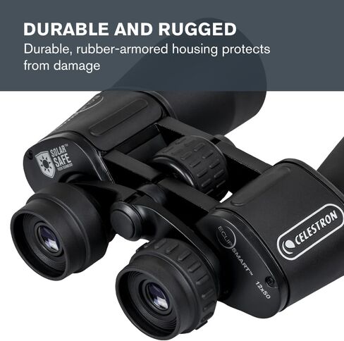 Celestron EclipSmart Safe Solar Eclipse Binoculars – Large Aperture 12x50 in Saudi Arabia