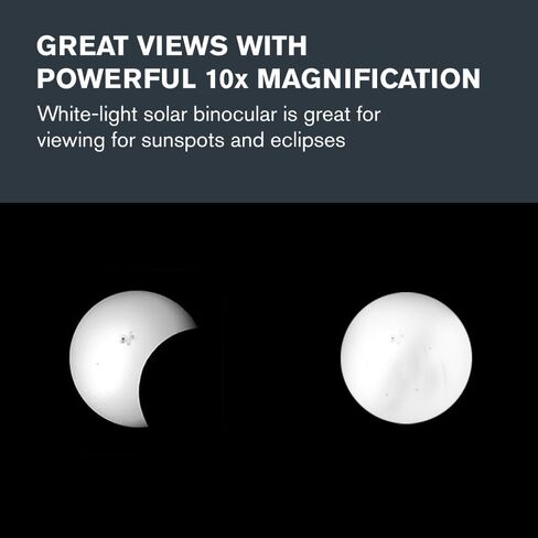 Celestron – EclipSmart Safe Solar Eclipse Binoculars – Large & Powerful 12x50MM Solar Binoculars – Exclusive Solar Binocular – Crystal Clear Views of the Sun, Solar Eclipses, Transits & Sunspots in Saudi Arabia