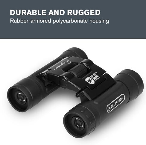 Celestron – EclipSmart Safe Solar Eclipse Binoculars – Large & Powerful 12x50MM Solar Binoculars – Exclusive Solar Binocular – Crystal Clear Views of the Sun, Solar Eclipses, Transits & Sunspots in Saudi Arabia