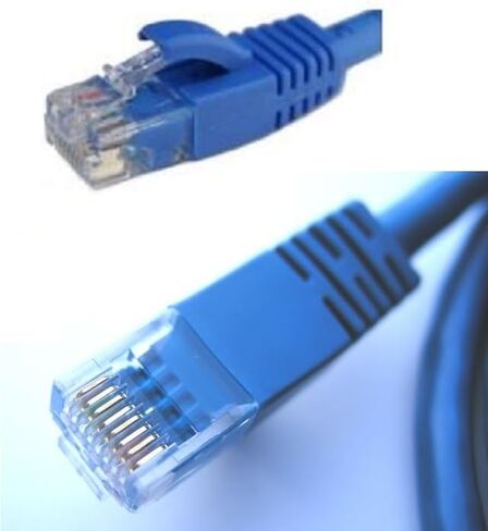 New 300ft Blue RJ45 CAT6 Ethernet LAN Network Internet Computer Solid Wire 23 AWG UTP Cable in Saudi Arabia