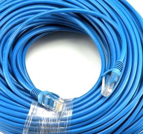 New 300ft Blue RJ45 CAT6 Ethernet LAN Network Internet Computer Solid Wire 23 AWG UTP Cable in Saudi Arabia
