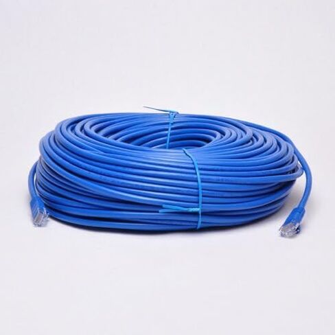 New 300ft Blue RJ45 CAT6 Ethernet LAN Network Internet Computer Solid Wire 23 AWG UTP Cable in Saudi Arabia