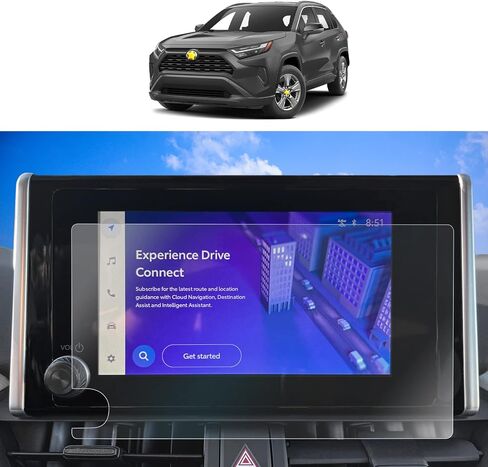 SKTU for 2026 Toyota RAV4 Screen Protector 12.9 Inch for 2026+ Toyota RAV4 (XSE/Limited) 12.9-Inch Infotainment Touchscreen [Ultra HD, Anti Glare&Scratch, 9H Hardness] 2026 RAV4 Accessories Tempered Glass Screen Cover in Kuwait
